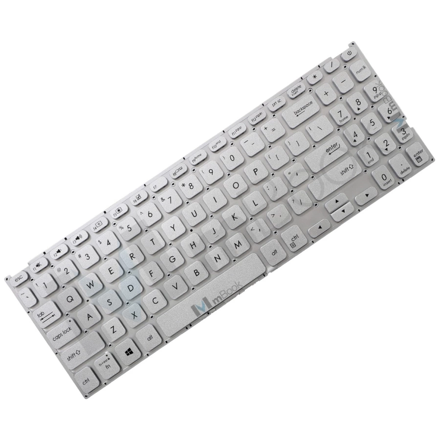 Teclado pra Asus Vivobook M509 US Prateado