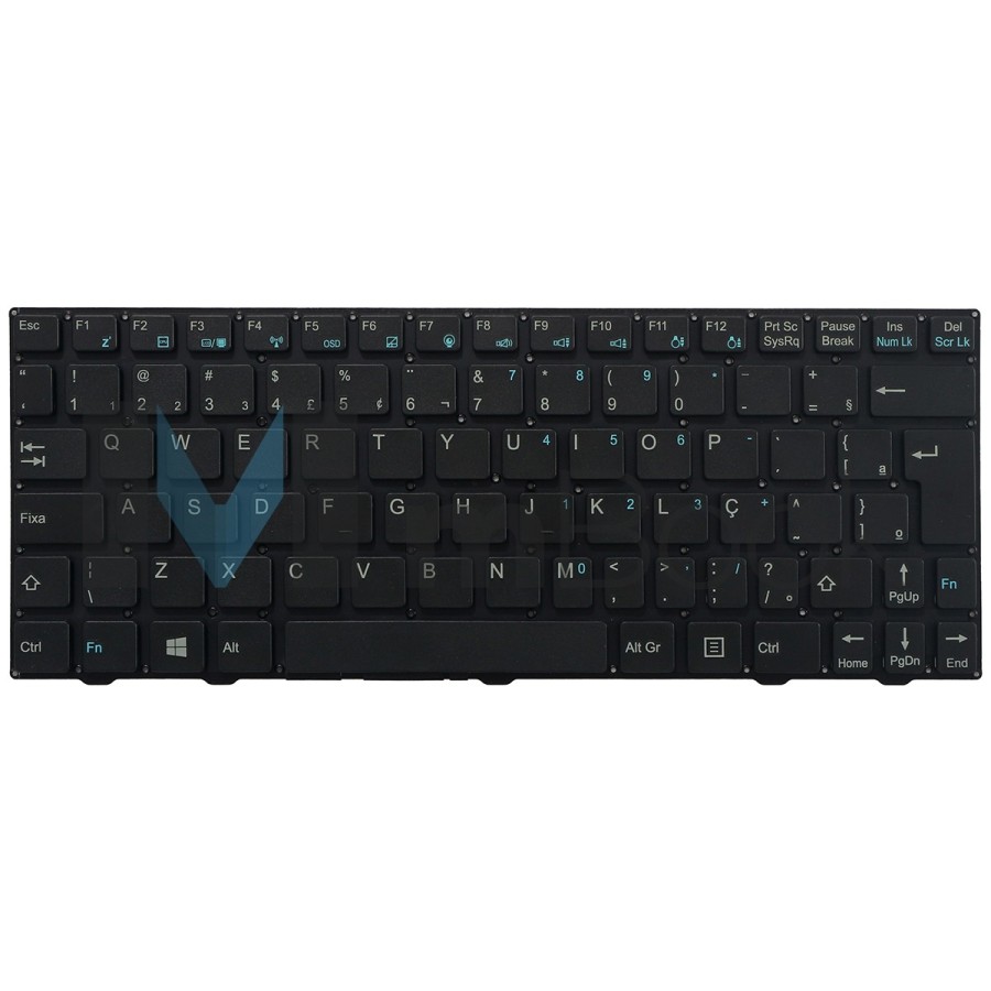 Teclado para notebook compatível com Positivo Sx1000-i16