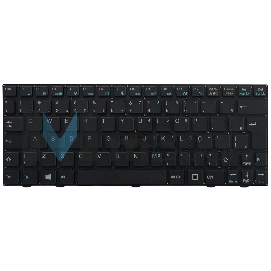 Teclado para notebook compatível com Positivo Sx1000-i16