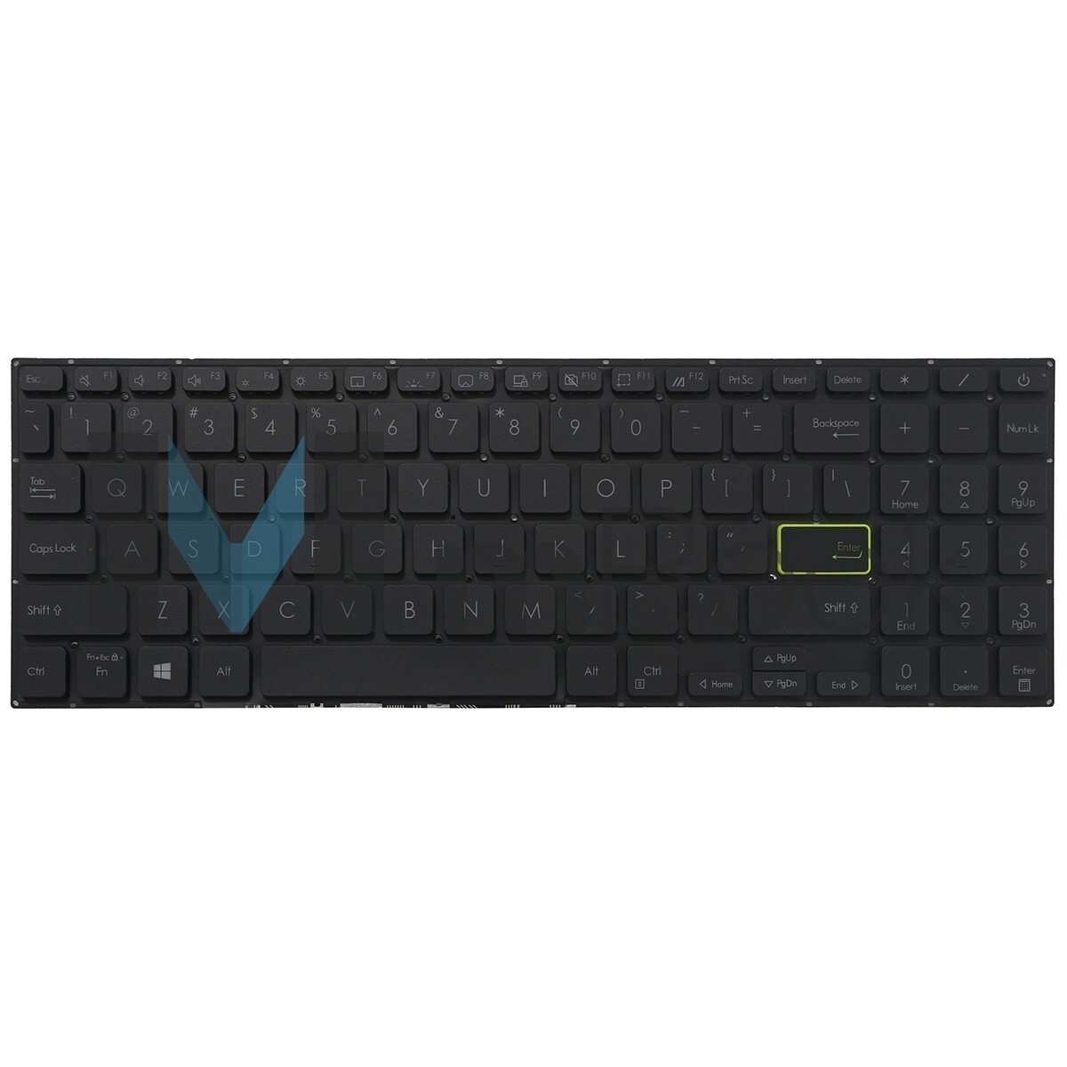 Teclado para Asus VivoBook X513EP US com LED, 