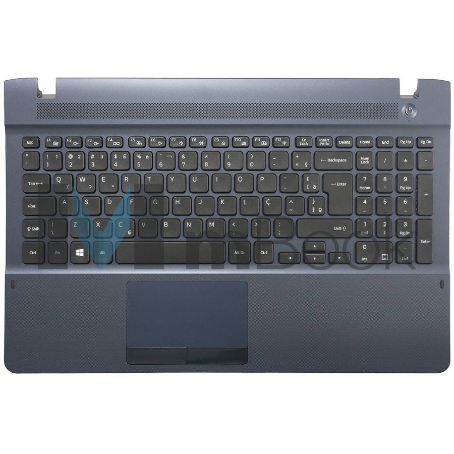 Teclado Palmrest Topcover pra Samsung compatível c NP300E5E