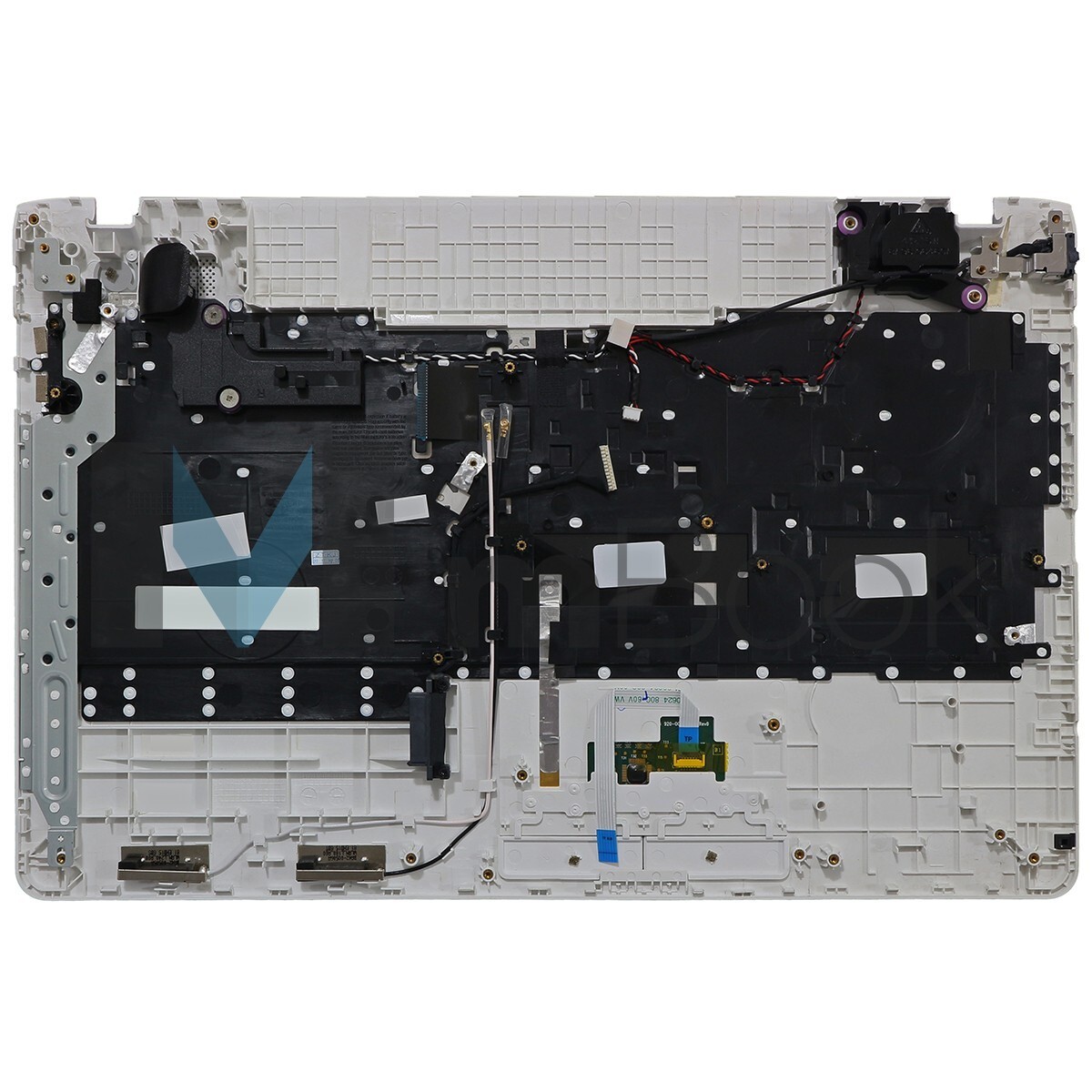 Teclado com Palmrest para Samsung compatível com BA61-02253A, 