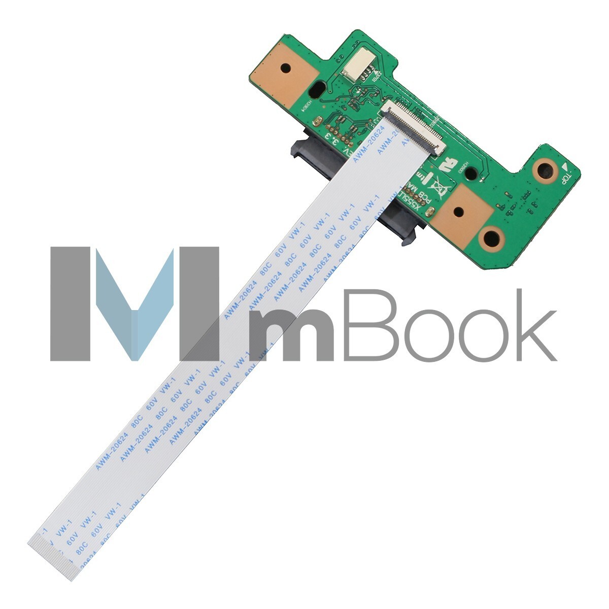 Placa do conector do HD para Asus X555 , X555l , x555ld, 