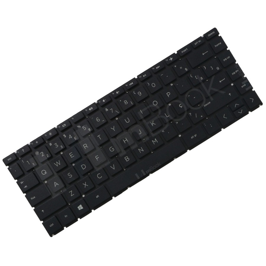 Teclado compatível com HP 9Z.NEZSC.201 Layout ABNT BR Com Ç