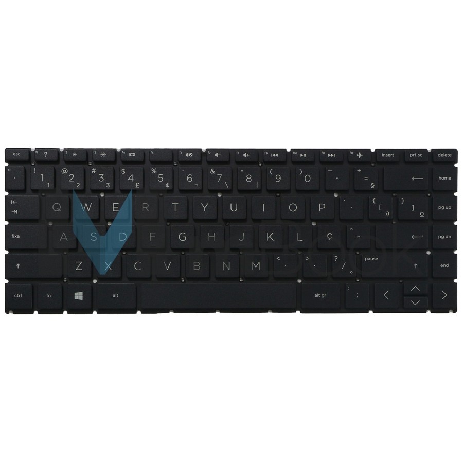 Teclado compatível com HP 9Z.NEZSC.201 Layout ABNT BR Com Ç