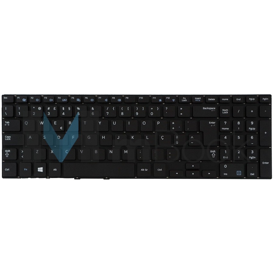 Teclado para notebook Samsung np510r5e