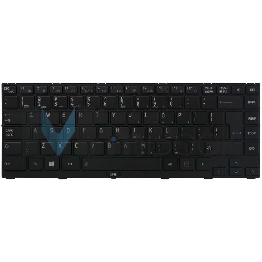 Teclado para Toshiba compatível com PN MP-10N96PA6356