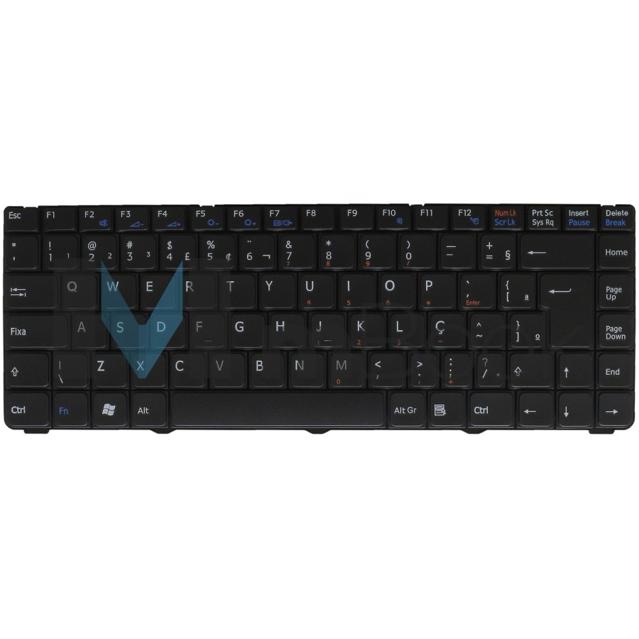 Teclado Sony Vaio 148044221 148057921 148706321 Preto