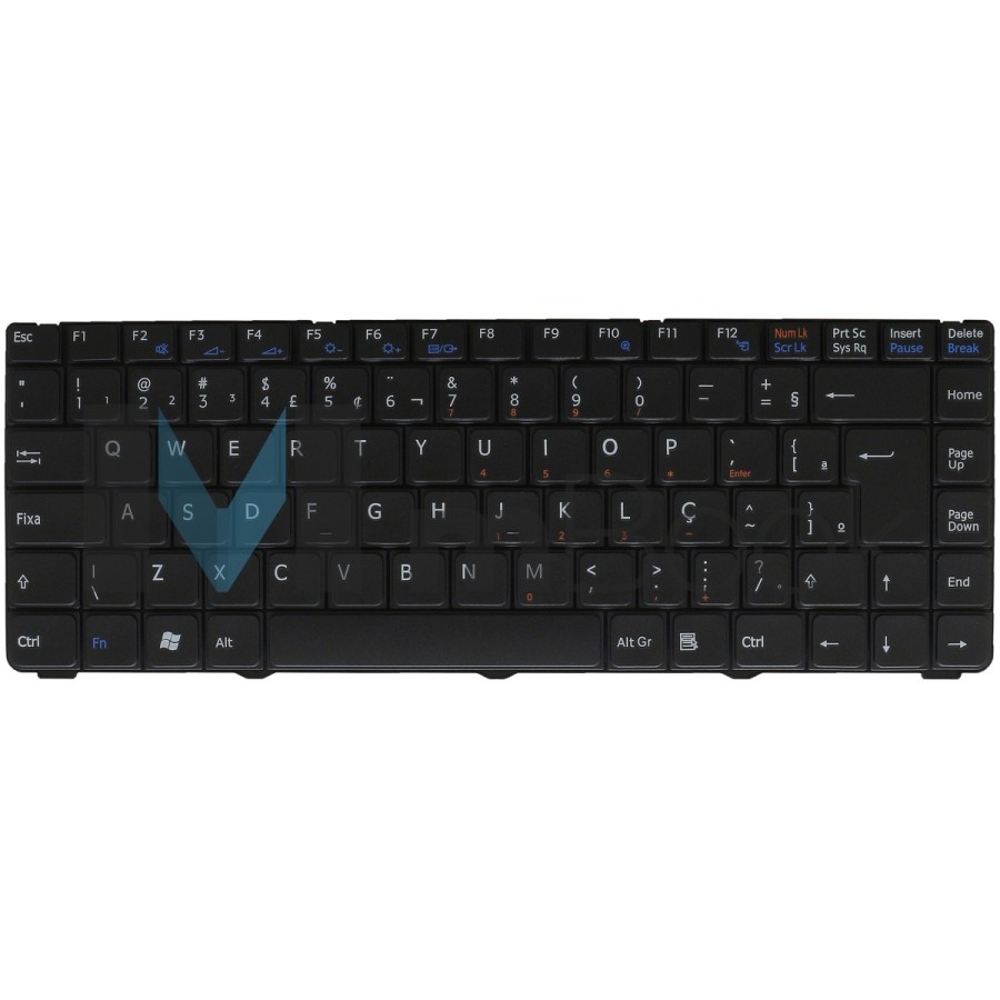 Teclado Para Notebook Sony Vgn-ns110e/w layout