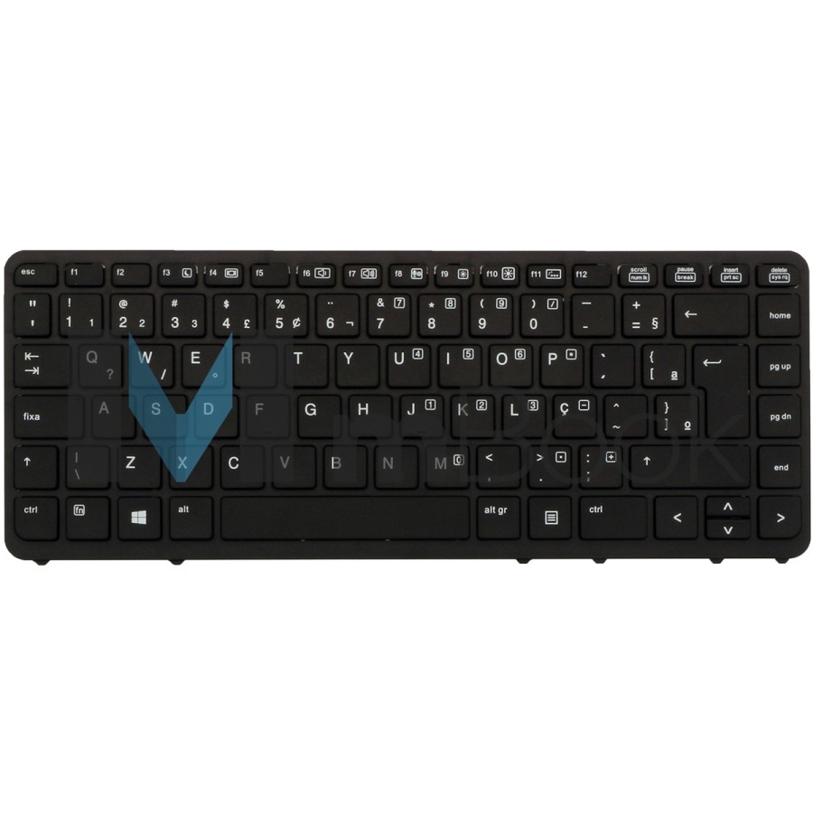 Teclado P/ Notebook Hp Elitebook Nsk-cp2bv 736654-201