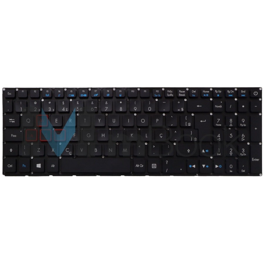 Teclado para Acer Predator G3-572 Series BR com Ç