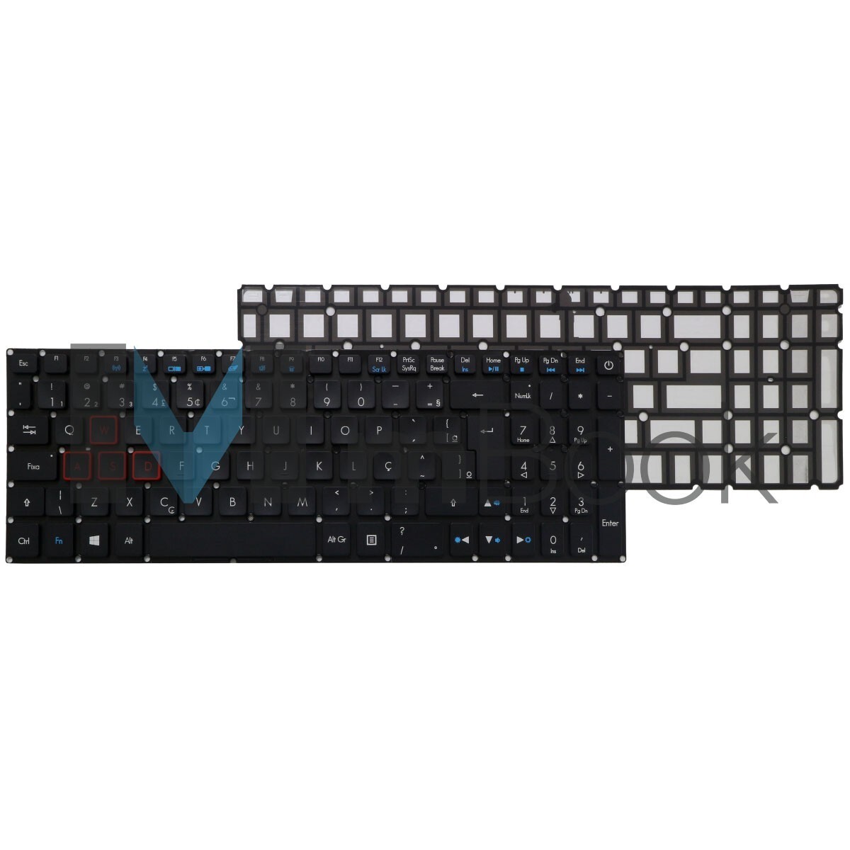 Teclado para Acer Predator PH317-51 Series BR com Ç, 