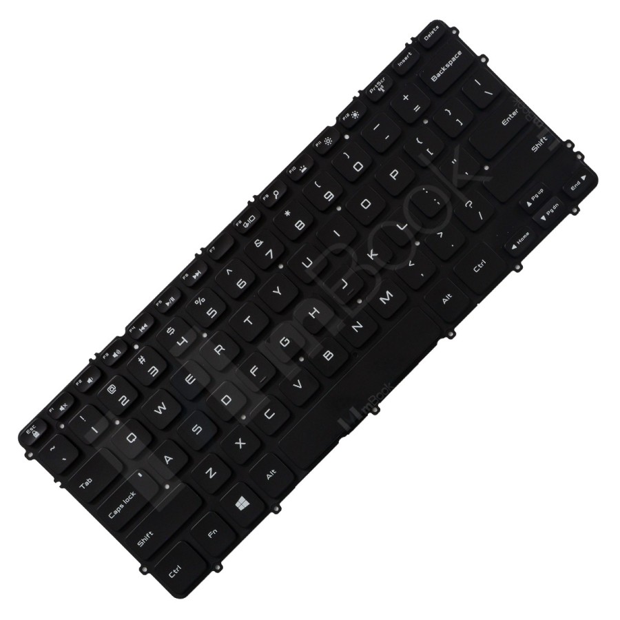 Teclado para Dell compatível com PN sx163725a US com LED