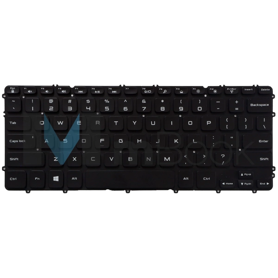 Teclado para Dell compatível com PN sx163725a-us US com LED, 
