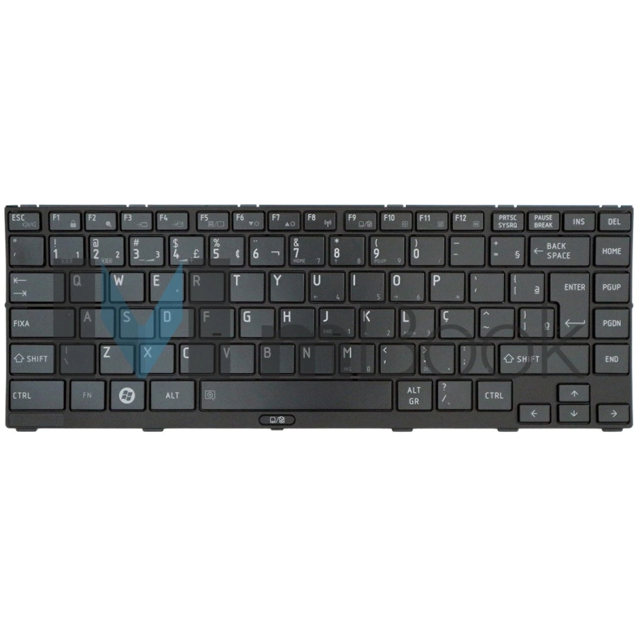 Teclado para Toshiba Tecra R840-S8430 R840-S8432 Layout BR