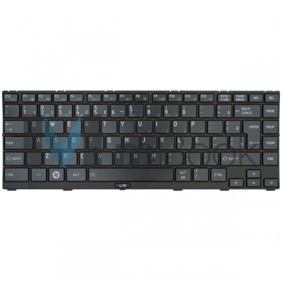 Teclado para Toshiba Tecra R840-S8415 R940-S9421 Layout BR
