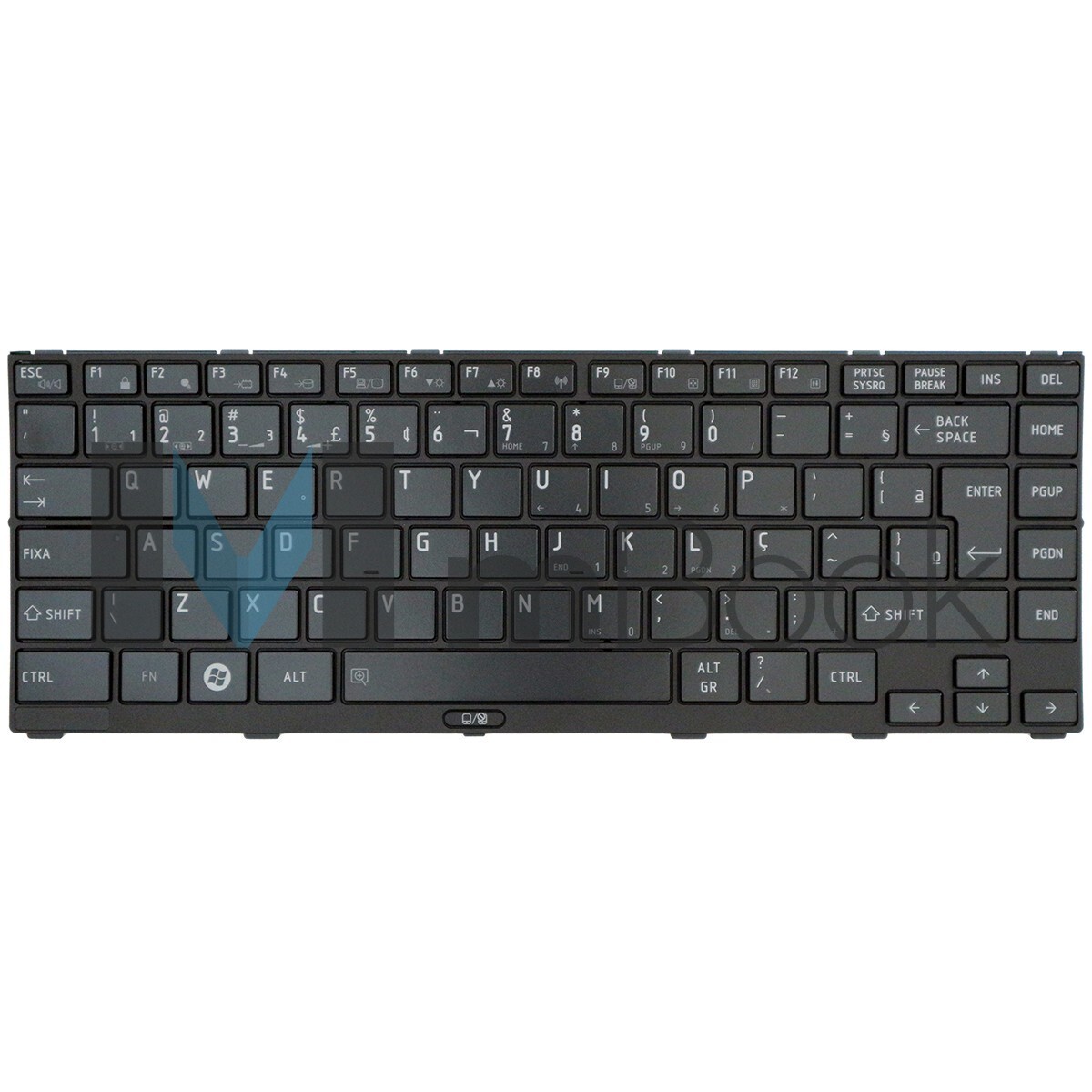 Teclado para Toshiba Tecra R840-S8422 R940-S9440 Layout BR, 