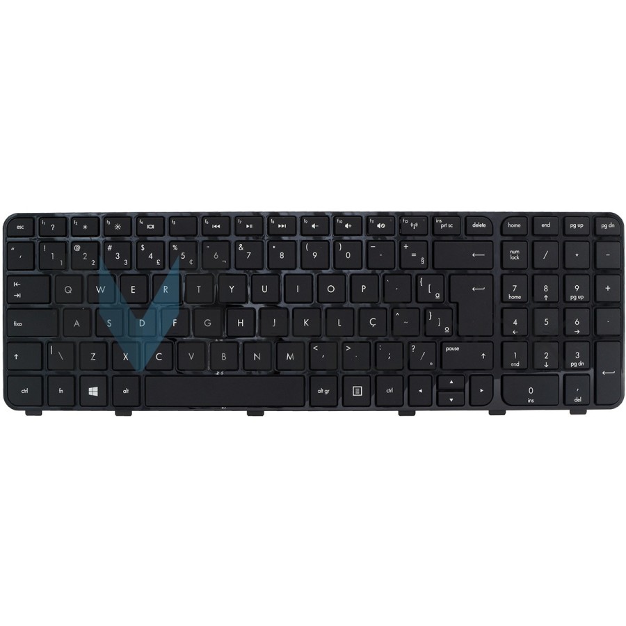 Teclado Hp DV6-7002AX DV6-7002ED DV6-7002EV BR Com Frame