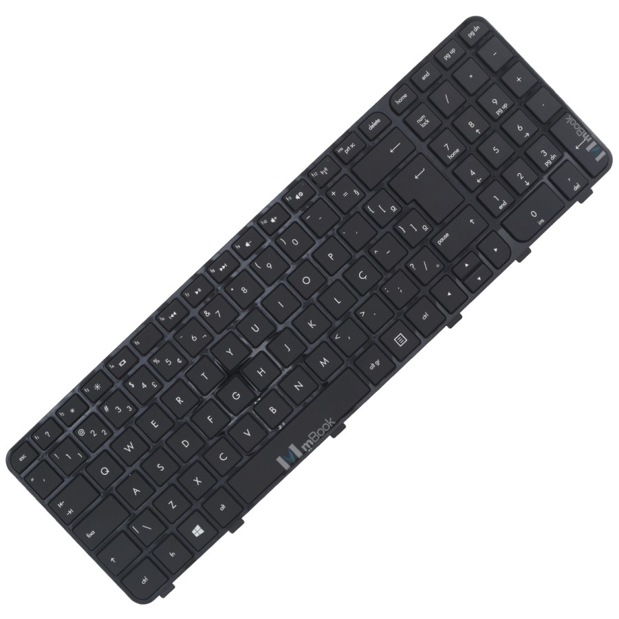 Teclado Hp DV6-7014TX DV6-7015CA DV6-7015TX BR Com Frame