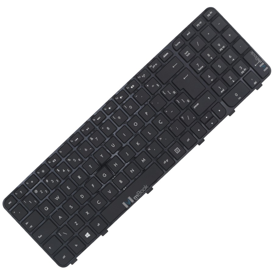 Teclado Hp DV6-7077EO DV6-7078CA DV6-7080EB BR Com Frame
