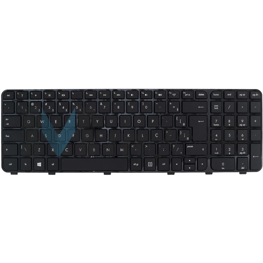 Teclado Hp DV6-7380EL DV6-7380LA DV6-7382LA BR Com Frame