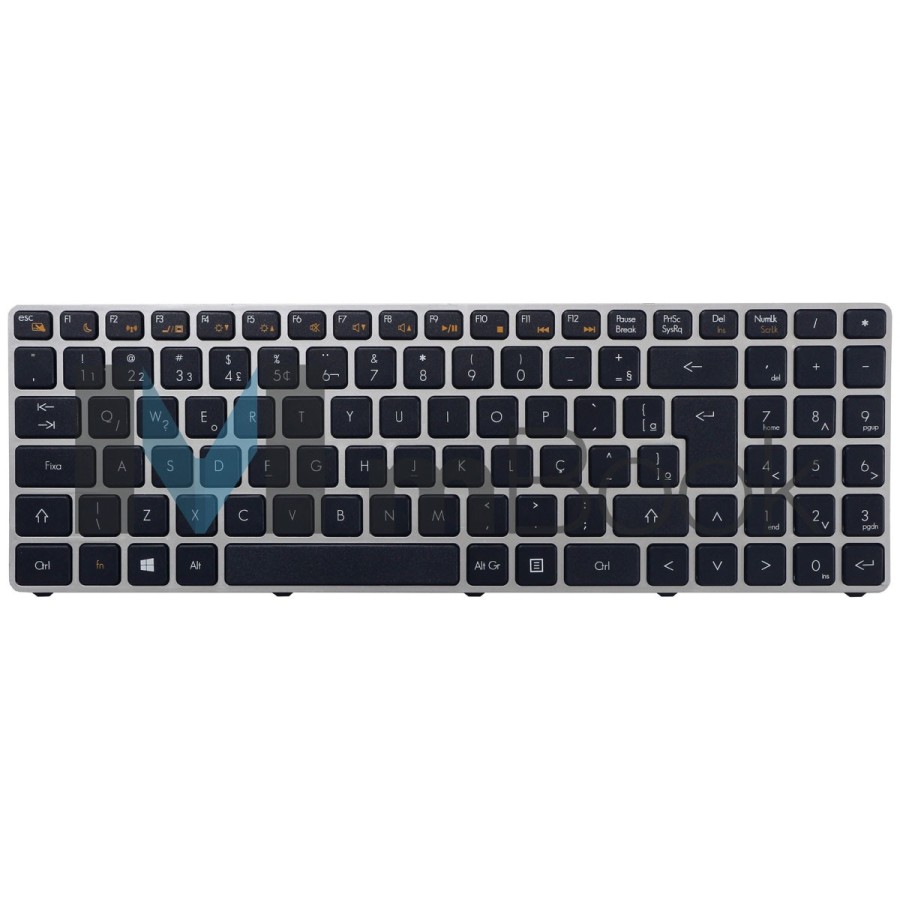 Teclado pra Avell compatível c/ PN MP-12K76PA-9201 ABNT BR Ç