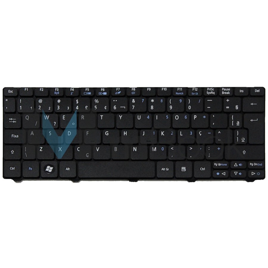 Teclado para Acer Nav70 Nav50 Nav51 Pav70 V111102as1 Novo Br