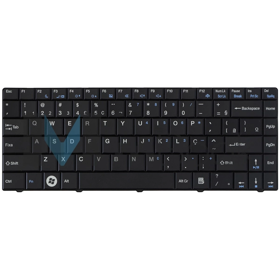Teclado Semp para Toshiba Sti As1301 V109302ak1 Br Abnt
