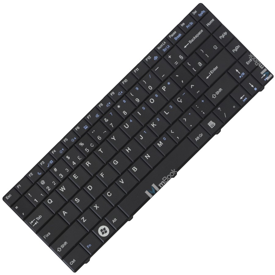 Teclado Semp Toshiba Sti As1301 Pk130gf1a40 V109302ak1 Br Ç