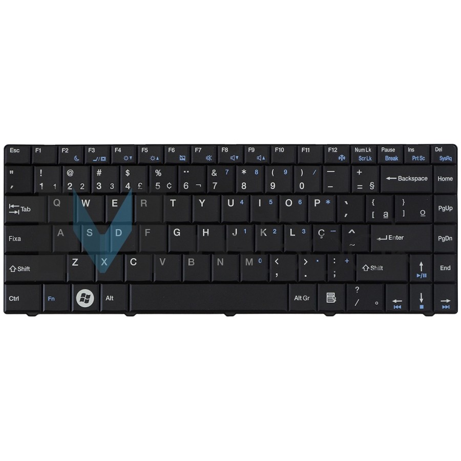 Teclado Semp Toshiba Sti As1301 Pk130gf1a40 V109302ak1 Br Ç