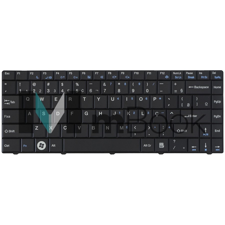 Teclado Semp para Toshiba As 1301 As1301 Sti As1301 Novo