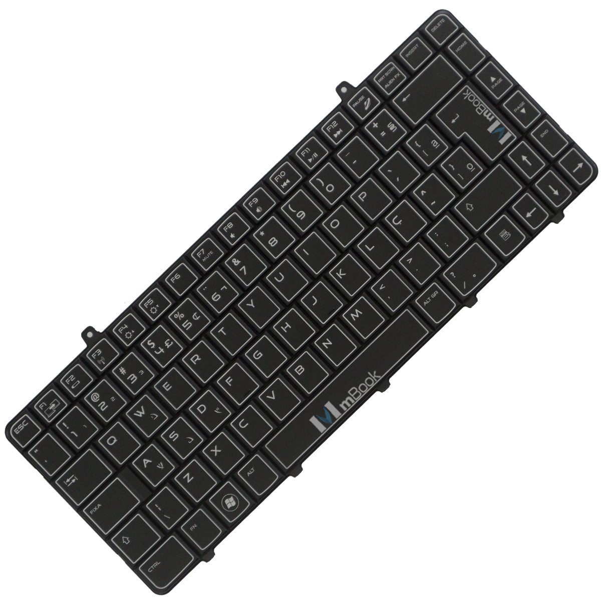 Teclado Dell Alienware 0kmvnt V109002dr Pk130cw1a21 C/ Led