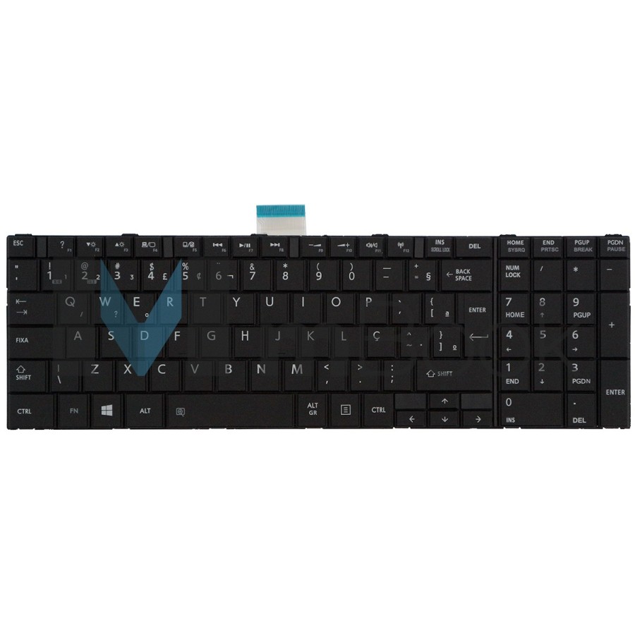 Teclado Toshiba 6037B0068102 6037B0077902 9Z.N7TSV.001