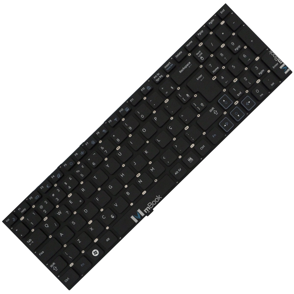Teclado para Samsung Rv509 Rv511 Abnt Br Ç, 
