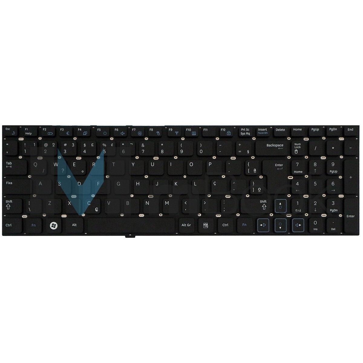 Teclado para Samsung Rv515 Rv520 S3511 ABNT BR Ç, 