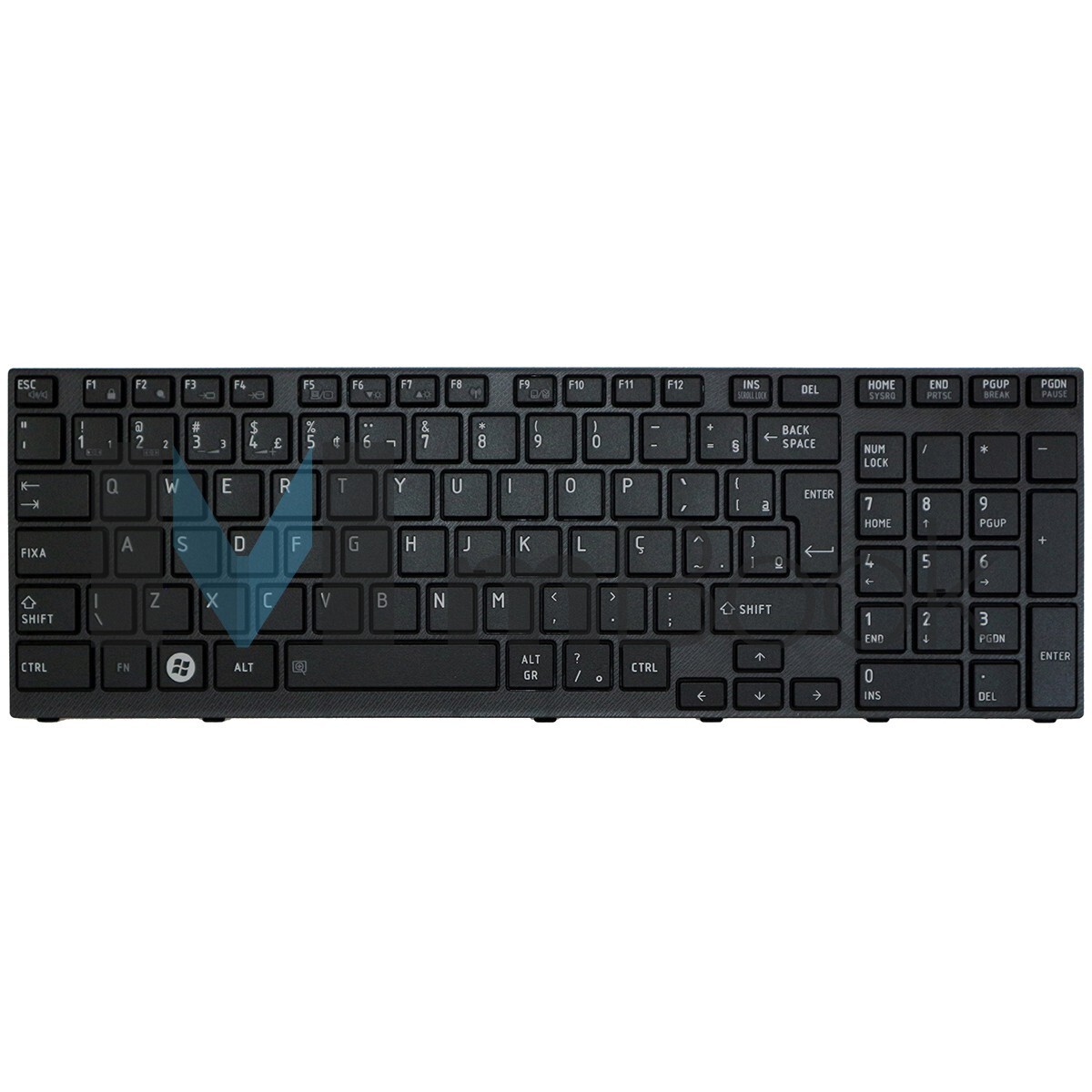 Teclado Toshiba Satellite A665-sp6011l A665d-s6091 Br C/ Ç, 