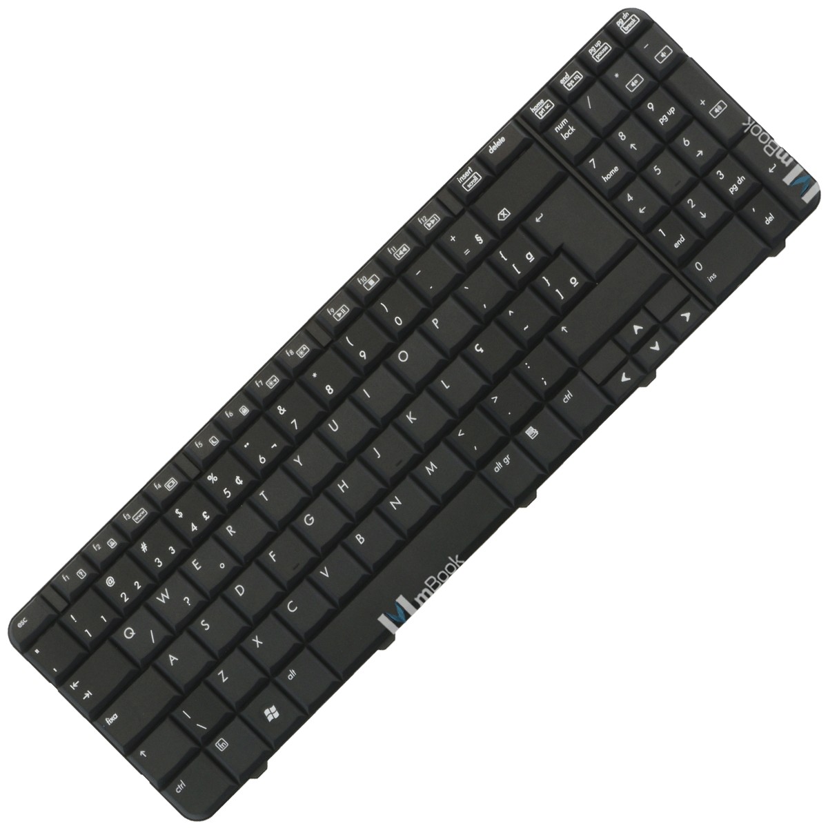 Teclado HP Compaq 496771-001 NSK-HAA01 502958-001 BR com Ç