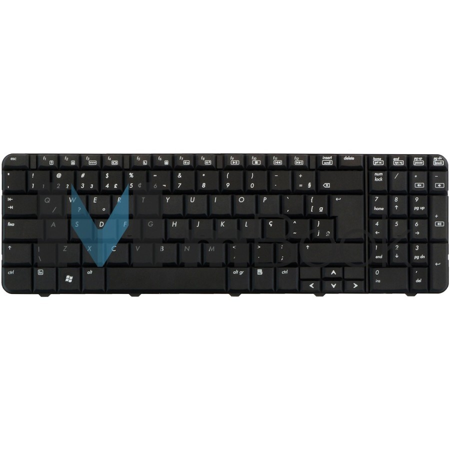 Teclado para HP Compaq Aewa1u00110 90.4ah07.s01 Br Com Ç, 