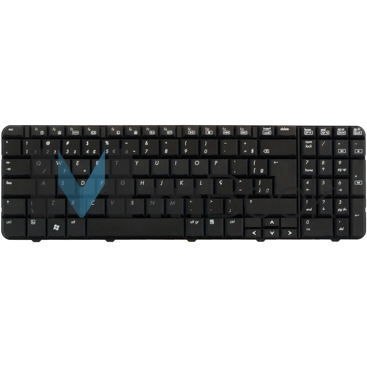 Teclado HP Compaq 502958001 nsk-haa01 MP-08A93US-442 BR c/ Ç, 