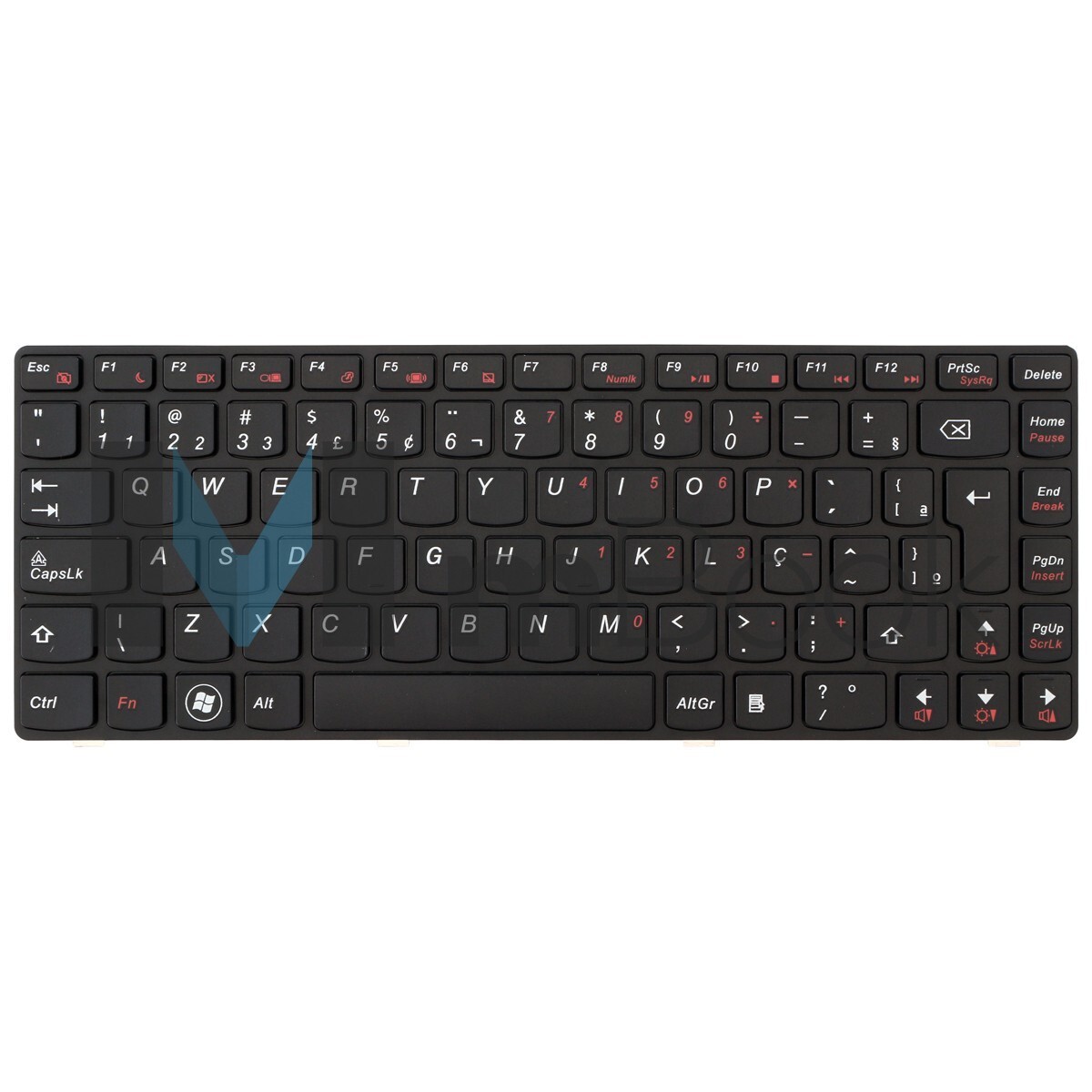 Teclado Compatível Pn V134920ck2-br para Lenovo B490, 