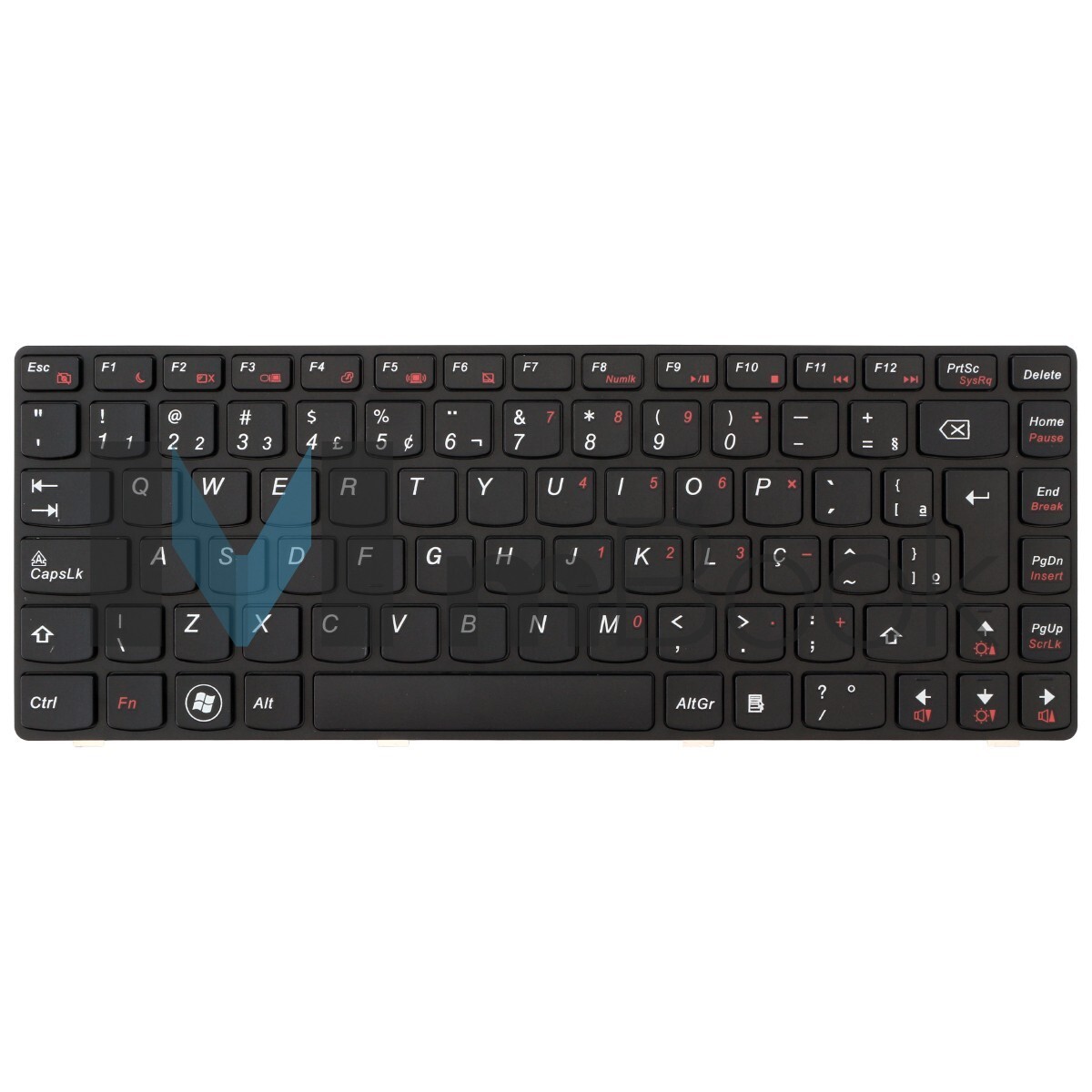 Teclado Compatível Pn V134920ck2-br para Lenovo B490, 