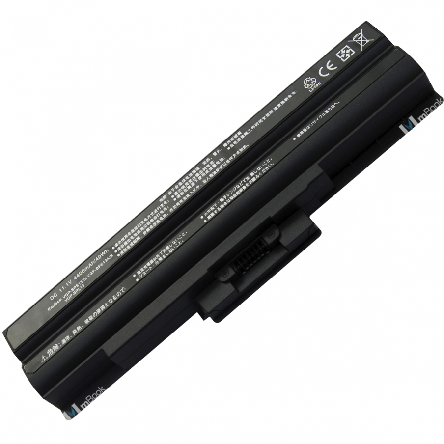 Bateria para Sony Vgn-cs36h/q Vgn-sr53gf/p Vpc-y218ec Preta
