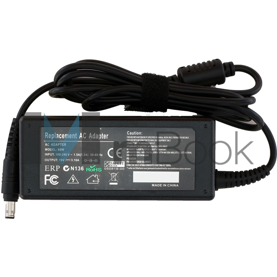 Fonte Carregador Para Notebook Samsung NP-R620 19v 3.16a 60w