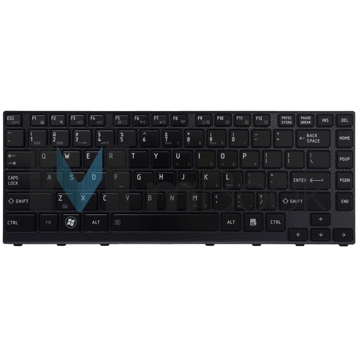 Teclado para Toshiba Satellite p745 Layout US Com Led, 