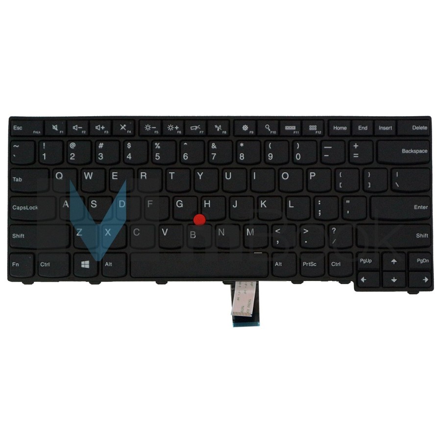 Teclado para Lenovo compatível com PN 04y0828 Layout US
