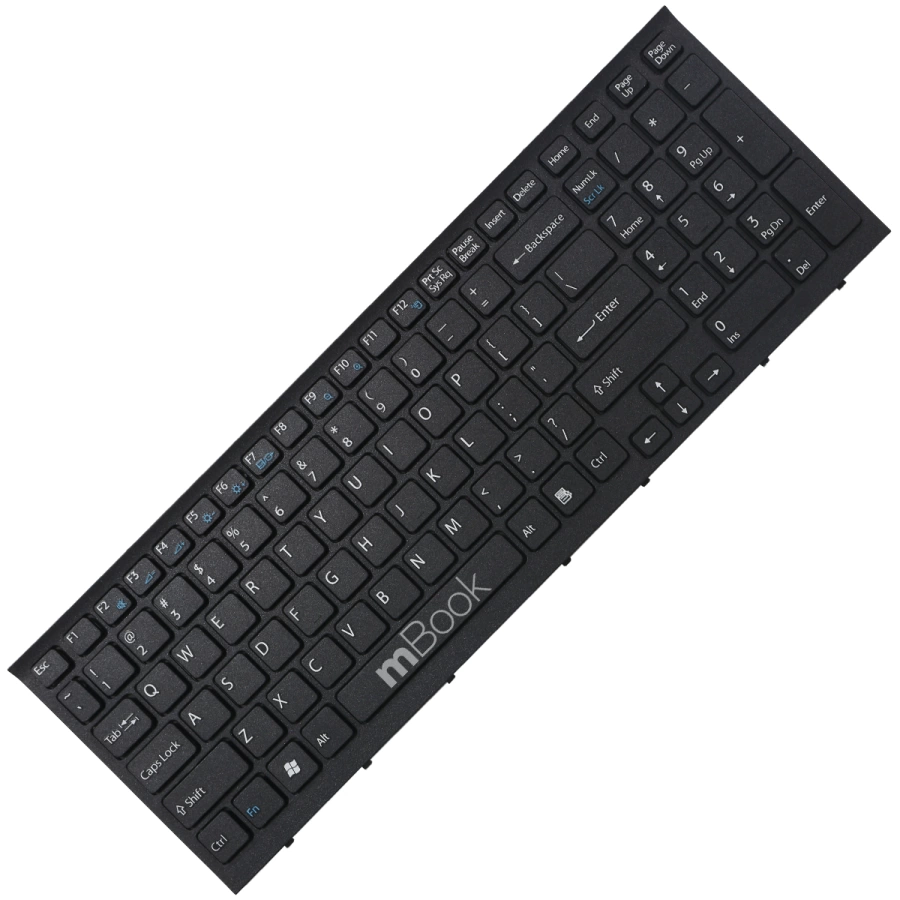 Teclado para Sony Vaio 1-4879-322-1 Preto