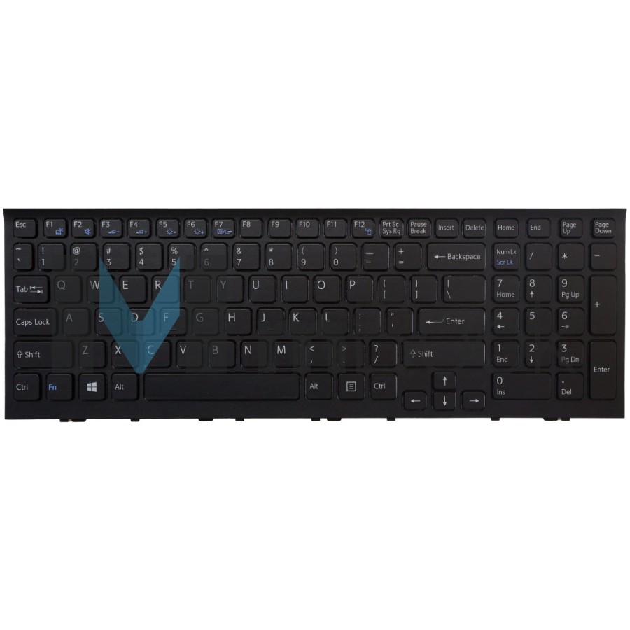 Teclado Sony Vaio VPCEE21FX/WI VPCEE21FX Layout US