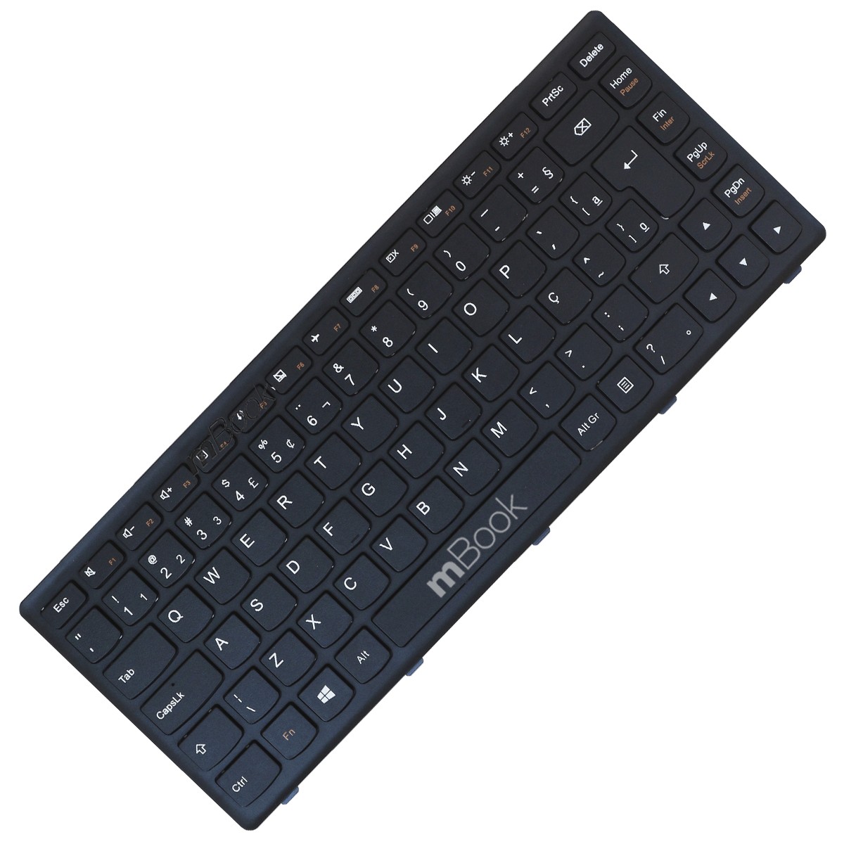 Teclado para Lenovo Ideapad G400s G405s Br Moldura Preta Teclado para Lenovo Ideapad G400s G405s Br Moldura Preta