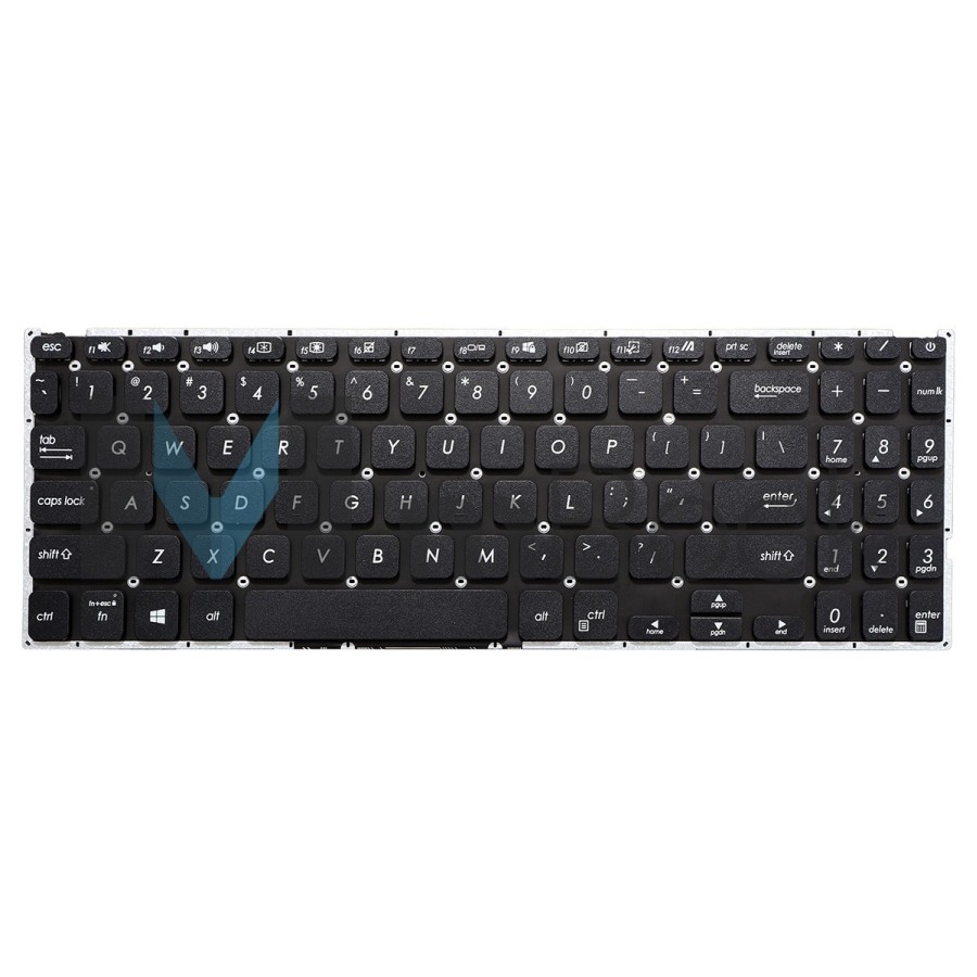 Teclado Pra Asus R515la R515lab Layout Us Cor Preta