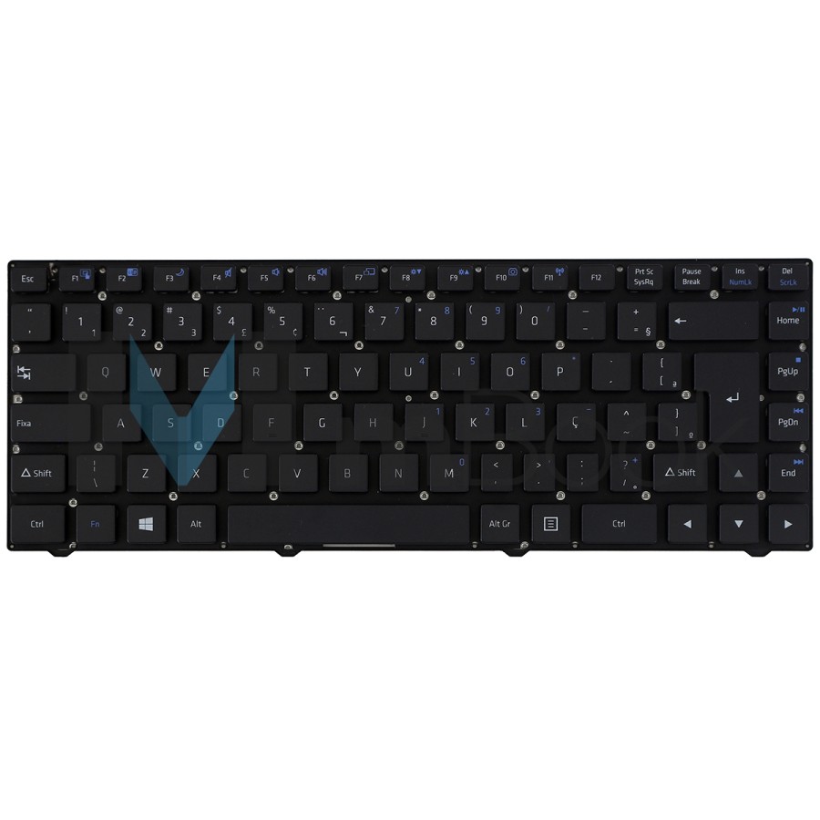Teclado Positivo Unique S1990 Mp-10f88pa-f51f 82r-14d238-421